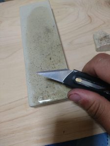 OLFAクラフトナイフの刃研ぎ